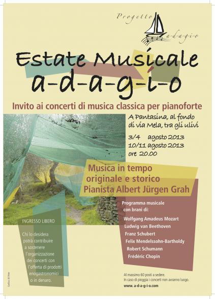Plakat/Locandina Estate Musicale a-d-a-g-i-o